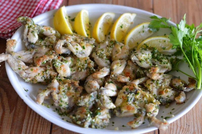 Traditional French Frog Legs with Garlic and Parsley