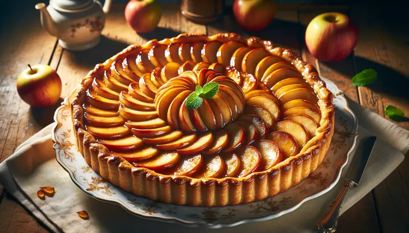 Authentic French Normandy Apple Tart Recipe